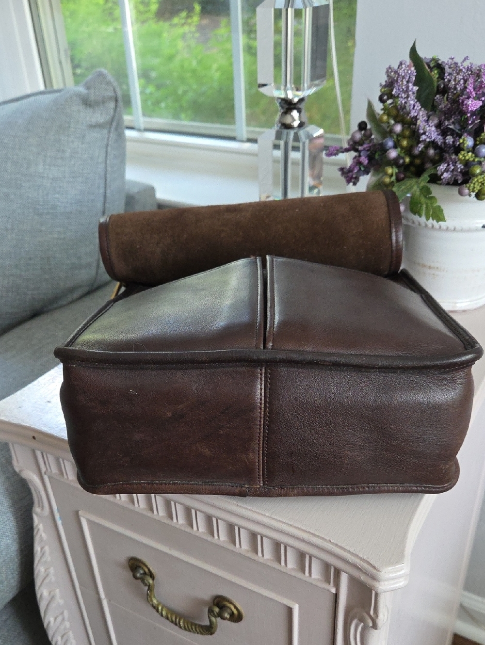 COACH Mocha NYC 1970's Leather Organizer Pouch Bag - Picture 6 of 16